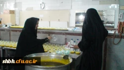 مراسم پخت شله زرد نذری