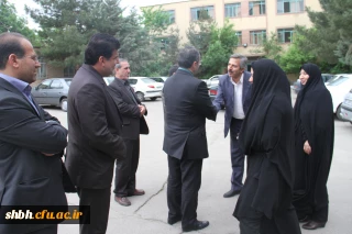 دیدار دکتر مهر محمدی سرپرست دانشگاه فرهنگیان پنج شنبه 93/2/18 از پردیس های همدان