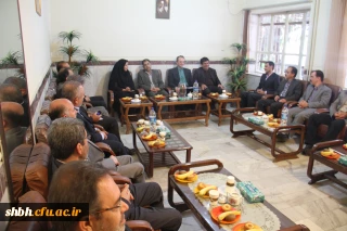 نشست صمیمانه دکتر مهر محمدی سرپرست دانشگاه فرهنگیان با اساتید پردیس های شهید مقصودی وشهید باهنر همدان