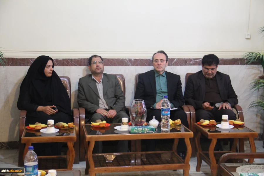 دیدار ریاست دانشگاه فرهنگیان جناب آقای مهر محمدی وهیآت همراه از پردیس شهید باهنر همدان ودیدار صمیمانه با اساتید این دانشگاه