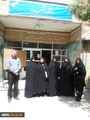 بازدیداعضاء کار گروه فضا و تجهیزات سازمان مرکزی از پردیس های همدان