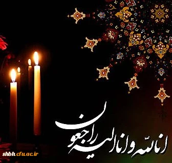 پیام تسلیت
 
و یبقی وجه ربک ذو الجلال و الاکرام؛