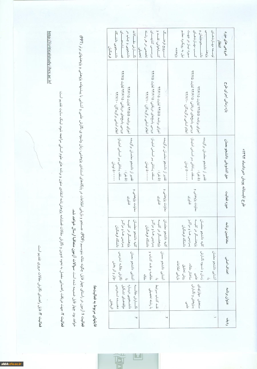 طرح تابستانه پویش