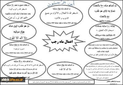 تبریک ماه رجب