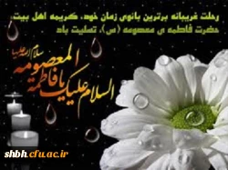 وفات حضرت فاطمه معصومه (س) تسلیت باد