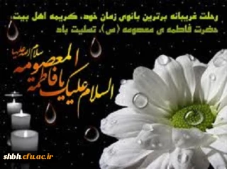 وفات حضرت فاطمه معصومه (س) تسلیت باد