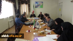 جلسه سرپرست و معاونین دانشگاه فرهنگیان همدان با مدیران گروه های آموزشی پردیس ها ی استان