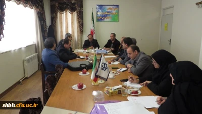 جلسه سرپرست و معاونین دانشگاه فرهنگیان همدان با مدیران گروه های آموزشی پردیس ها ی استان