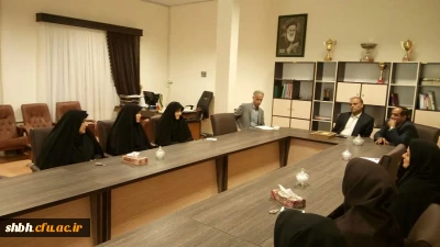 جلسه معارفه سرکار خانم کاووسی به عنوان حراست پردیس شهید باهنر