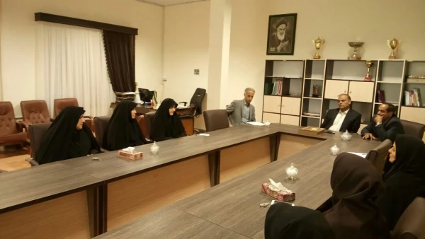 جلسه معارفه سرکار خانم کاووسی به عنوان حراست پردیس شهید باهنر