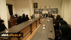 جلسه معارفه سرکار خانم کاووسی به عنوان حراست پردیس شهید باهنر