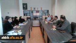 جلسه هماهنگی همایش ورزش ، آموزش و سلامت در پردیس شهید باهنر