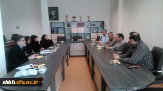 جلسه هماهنگی همایش ورزش ، آموزش و سلامت در پردیس شهید باهنر