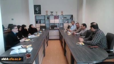 جلسه هماهنگی همایش ورزش ، آموزش و سلامت در پردیس شهید باهنر