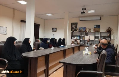 حضور جناب آقای دکتر نجفی مدیریت محترم پردیس های استان همدان به مناسبت روز زن در پردیس باهنر