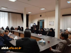 حضور جناب آقای دکتر نجفی مدیریت محترم پردیس های استان همدان به مناسبت روز زن در پردیس باهنر