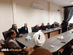 حضور جناب آقای دکتر نجفی مدیریت محترم پردیس های استان همدان به مناسبت روز زن در پردیس باهنر